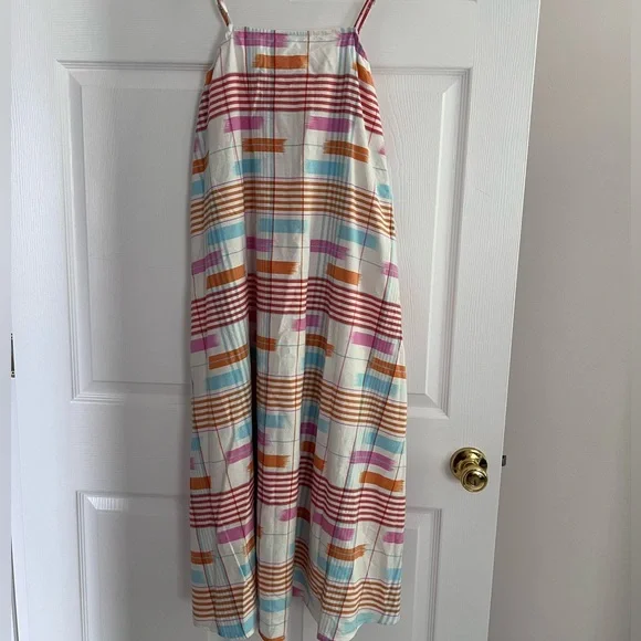 Lou and Grey for Loft midi dress size Medium New - Picture 3 of 9